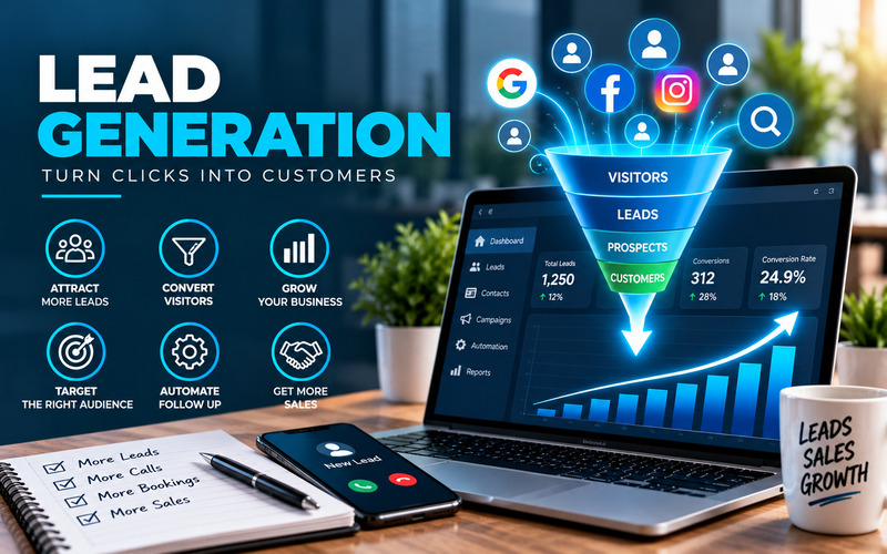 lead generation header
