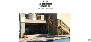 lee construction services website