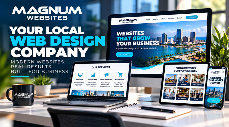 magnum websites web design company