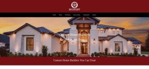 rockport custom homes website